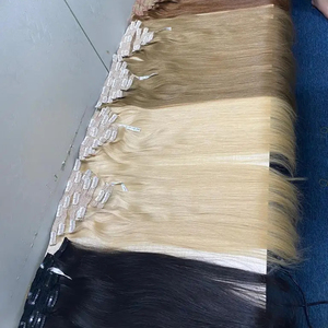 100% cheveux humains pour Ombre Remy Clip-in Extensions cheveux bruts vierges sans couture pour Ombre Cabello Clip-in Extensions de cheveux sans couture - Product Image 1