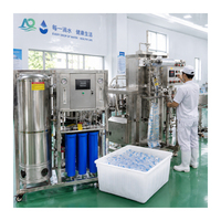 Machine pour la fabrication de sachets en plastique pour l'eau / Machine de purification et d'embouteillage d'eau en sachets plastiques