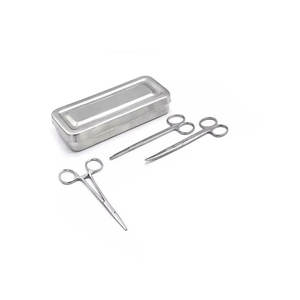Juego de Instrumentos para Cirugía Menor con Caja de Acero Inoxidable, Tijeras, Pinzas y Portaagujas, Kit de Cirugía Quirúrgica de SurgiRight - Product Image 6