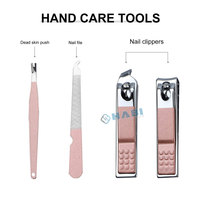 Kit de manicura personalizado, kit de pedicura de Etiqueta Privada, herramientas profesionales de manicura y pedicura de acero inoxidable de alta calidad