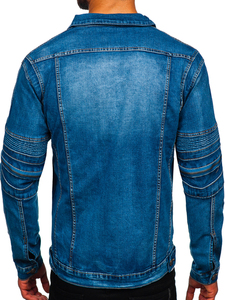 Heavyweight Denim Trucker <b>Jacket</b> Premium Quality Jeans Outerwear Custom Labels Packaging and Bulk Manufacturing Solutions - Product Image 2