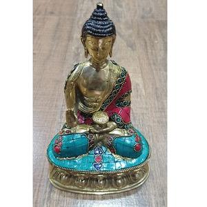 พระพุทธรูปทองเหลืองขัดเงา แนวพุทธศาสนา สำหรับเทศกาลปีใหม่ ยี่ห้อลอร์ด รุ่น LV5255 - Product Image 5