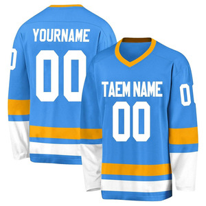 Factory Price Tenzo Intl 2026 Custom Sublimation Ice <b>Hockey</b> Jerseys Custom Logo Breathable Quick Dry Polyester Spandex OEM - Product Image 1