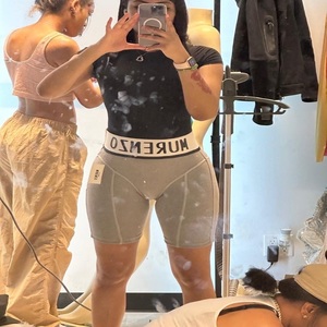 Luxury Sports Yoga <b>Shorts</b> Ladies Black Solid Color Daily Workout Women Solid breathable Color Women Drawstring Sports - Product Image 1