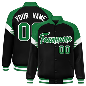 Personalized Custom Stand Collar Breathable Eco-Friendly Windproof Adult <b>Varsity</b> <b>Jacket</b> <b>for</b> Men <b>Women</b> Youth Unisex - Product Image 3