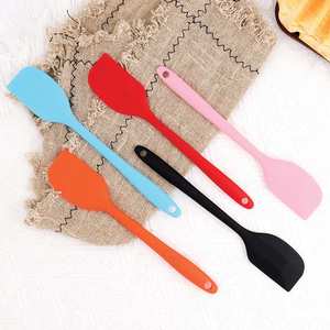 Etiqueta privada mango azul verde Color grande Navidad herramientas para hornear pastel mango largo silicona tarro espátula - Product Image 3