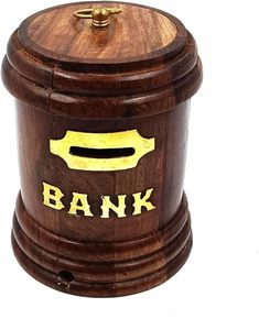 กล่องเก็บเงินทำจากไม้ | ไอเดียของขวัญสำหรับเด็กและผู้ใหญ่ | กล่องเก็บเงิน - Product Image 2