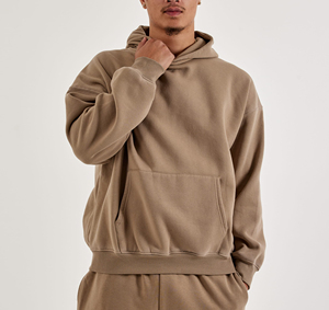 Sudadera con Capucha y Cremallera para Hombre, Ropa Deportiva para Correr al Aire Libre, Chaqueta Deportiva de Manga Larga, Cómoda, Informal, 100% Algodón, Forro Polar, Cortavientos - Product Image 4