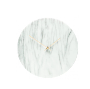 Horloge murale circulaire simple décoration de la maison pendentif horloge suspendue en marbre et la qualité naturelle et le design OSM - Product Image 4