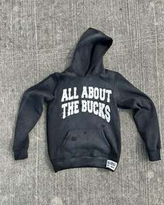 <b>Top</b> Selling Men's Winter Hoodie New Design <b>Distress</b> Embroidery Rhinestone Cotton-Polyester Fleece Quick Dry Breathable High - Product Image 4