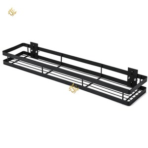 Estante y estantería montados en la pared para el hogar, alta demanda, gran oferta, Color negro, hierro sólido, utensilios para el hogar y la cocina, herramienta, estante para especias - Product Image 6