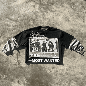 เสื้อยืดแขนยาวสองชั้นหลากสีสไตล์วินเทจซักได้เสื้อยืดเย็บโบซี่ผ้าฝ้าย100% ออกแบบโลโก้ได้ตามต้องการพิมพ์ลายเทอร์รี่ - Product Image 2