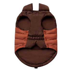 PuffShield Winter Jacket Brown Quilted <b>Dog</b> Coat Warm Lightweight Puffer Vest <b>For</b> <b>Small</b> Medium Large <b>Dogs</b> Cold Weather - Product Image 4