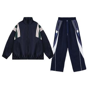 Coupe-vent en nylon survêtement personnalisé en nylon et polyester survêtement de jogging 2 pièces ensembles coupe-vent survêtements - Product Image 1