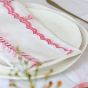 แผ่นรองจานผ้าฝ้าย,ที่รองจานพร้อมผ้าเช็ดปาก - Product Image 3