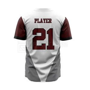 Servicio OEM Uniformes de Béisbol Transpirables de Talla Grande 100% Poliéster Personalizables a Bajo Precio - Product Image 4
