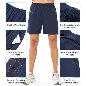 New Arrival Summer Shorts Quick Dry Breathable Men Custom <b>Blank</b> Oversize Shorts With Lining Casual Unisex Plus Size Men Shorts - Product Image 3