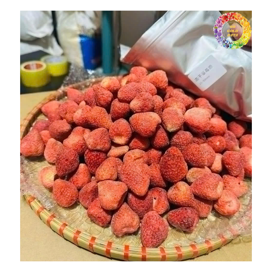 Замороженные сублимированный сухой клубничный фрукт оптом на экспорт, горячая Распродажа сублимационная клубника/хрустящая Сушеная Клубника/