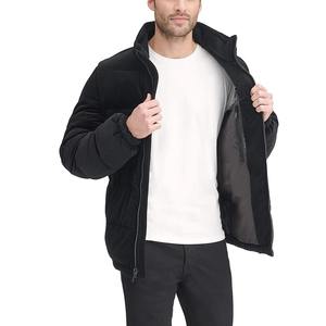 Veste en duvet matelassée personnalisée pour hommes Veste matelassée promotionnelle Veste doudoune à capuche style streetwear d'hiver brillante - Product Image 6
