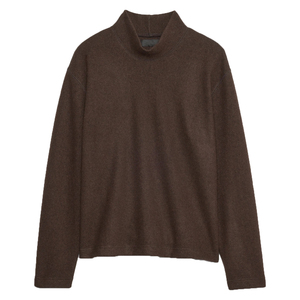 Pull en tricot à col roulé personnalisé pour hommes broderie de manchettes côtelées 100% laine pull tricots sweat-shirt pour hommes uni vierge OEM - Product Image 5