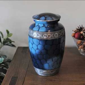 Urna de cremación de aluminio artesanal más vendida para suministros funerarios al por mayor - Product Image 4