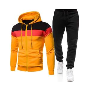 Survêtement à capuche pour homme Automne Hiver Ensemble deux pièces pour homme Pull à capuche et pantalon de survêtement Vêtements pour homme grande taille - Product Image 3