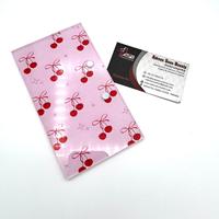 Prix de gros Carreau de palette de cils en acrylique durable Red Cherry Bow avec aimant pour pince à épiler Carreaux de plateau de cils avec logo personnalisé