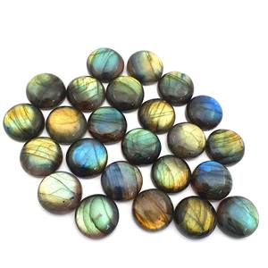 Haute Qualité 50 CT Naturel Bleu Labradorite Lâche Lot Multi Fire Cabs 10 Pcs Tailles 5-15 MM Blanc Cristal 8mm Chaleur Pierres Précieuses IGI - Product Image 3