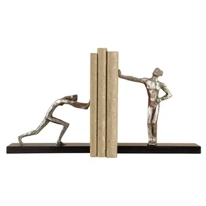 ที่มีคุณภาพสูงโลหะ Bookends หนังสือสนับสนุนเครื่องดื่มหนังสือเล่มสุดท้ายของขวัญหนอนหนังสือและปรับแต่งได้อย่างสมบูรณ์