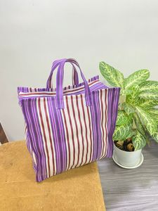 Grands sacs écologiques à fermeture éclair en PP recyclé réutilisable durable en plastique polypropylène pour l'approvisionnement en vrac de l'Inde Shopping blanchisserie - Product Image 6