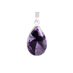 Natural Star <b>Amethyst</b> Gemstone <b>Pendant</b> Healing Stone Unique <b>Pendant</b> <b>Amethyst</b> Star <b>Pendant</b> with Sterling Silver Healing Crystal - Product Image 1