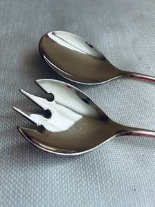 Couverts à salade en acier inoxydable poli miroir pour restaurants ménagers, hôtels et centres de villégiature, vente en gros d'Inde - Product Image 6