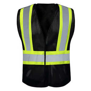 Gilet de sécurité réfléchissant haute visibilité personnalisable Design moderne et confortable avec des caractéristiques imperméables Prix pour la construction - Product Image 3