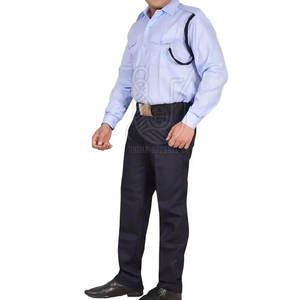 Nouvelle conception d'uniforme d'agent de sécurité d'été pour hommes, service OEM, 100% polyester, couleur et logo personnalisés, haute qualité avec poche - Product Image 2