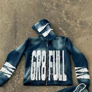 Servicio OEM, Conjuntos Deportivos de Forro Polar con Capucha para Hombre, Invierno, Talla Grande, 100% Algodón, Tejido Transpirable, Estilo Casual, Hechos a Medida - Product Image 5