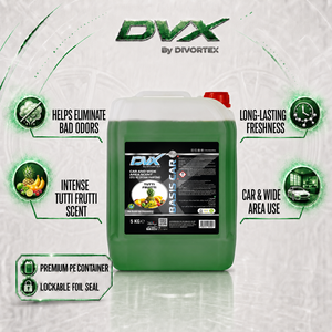 Líquido Aromatizante para Autos y Espacios Amplios DVX Tutti Frutti, 5 KG, Larga Duración - Product Image 2