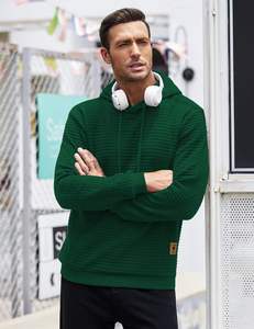 Sudadera con capucha personalizada GSM 400 para hombre, sudadera cálida de manga larga con hombros caídos y forro polar de algodón cepillado suave 100%, estilo de calle - Product Image 3