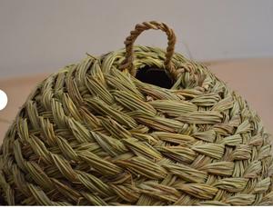 Straw Umbrella <b>Lampshade</b> <b>Boho</b> and Vintage <b>Lampshade</b> - Product Image 6