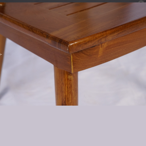 เก้าอี้รับประทานอาหารสไตล์โมเดิร์นหรูหราสบายๆพร้อมกรอบไม้หุ้มเบาะกำมะหยี่ดีไซน์โค้งสำหรับเฟอร์นิเจอร์บ้านและสวน - Product Image 6