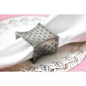 Porte-serviettes élégants de créateur, forme luxueuse, mariages, fêtes, décoration de table de cuisine, en stock, cadeaux écologiques en métal - Product Image 3