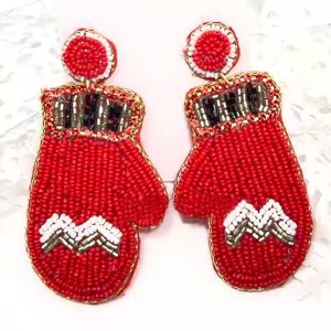 Pendientes de cuentas de semillas de ganchillo hechos a mano, venta al por mayor, joyería de moda para mujer, estilo clásico, ligero, Multicolor, diseño llamativo - Product Image 5