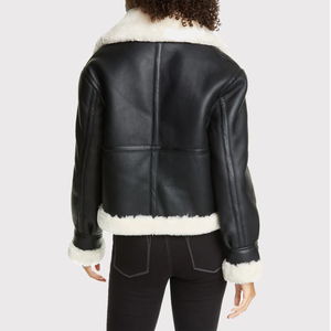 Hot 2026 modèle vêtements pour femmes veste en cuir nouvelle mode hommes veste en cuir coupe-vent en cuir veste 2025 - Product Image 2