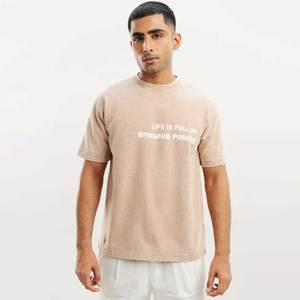 Men's 100% Cotton Casual T-Shirts for Youth & Adults-Breathable Quick Dry Customizable Sizes & Colors Wholesale - Product Image 1
