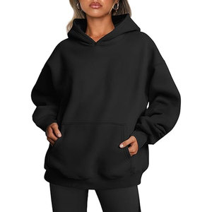 Sweat à capuche en polaire pour femme, automne-hiver, chaud, coupe-vent, respirant, décontracté, tendance, avec logo sur le devant - Product Image 2