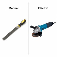 Meuleuse d'angle électrique professionnelle 220V sans balais à interrupteur à gâchette, pour bricolage, avec disque de meulage – Outil électrique filaire très vendu