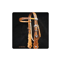 Cheval WESTERN Bride PLEINE TAILLE Western Headstals et rênes Cheval Western Designer Headstall non vivace
