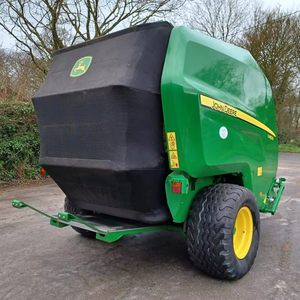 Empacadora de heno de alfalfa de accionamiento hidráulico pequeño para granjas, nuevo modelo, empacadora de ensilaje redonda de maíz, motor de hierba, empacadora de heno cuadrada, empacadora de paja - Product Image 1