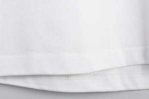 T-shirt pour homme à col rond, streetwear tendance, coton de haute qualité, épaules tombantes, t-shirt uni pour homme, taille surdimensionnée - Product Image 4