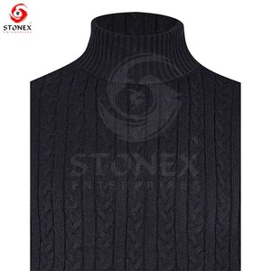 Couleurs unies Prix de gros Meilleur matériau respirant Super doux pull confortable pour hommes. - Product Image 6