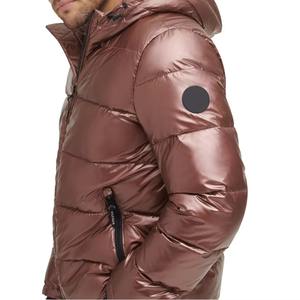 Chaqueta de Burbuja Personalizada 2025, Precio al por Mayor con MOQ Bajo, Hecha de Algodón, Poliéster y Lona, Chaqueta con Cierre, Chaqueta Acolchada Brillante - Product Image 6